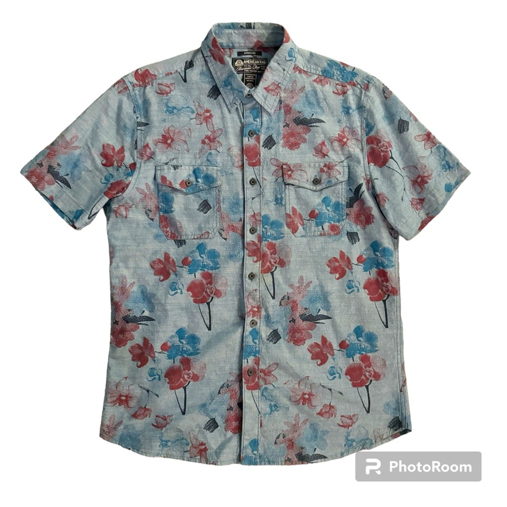 American Rag shirt - medium - floral print - 100% cotton - excellent condition